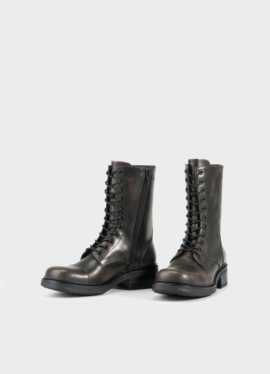Karlie boots BROWN BRUSH-OFF LEATHER