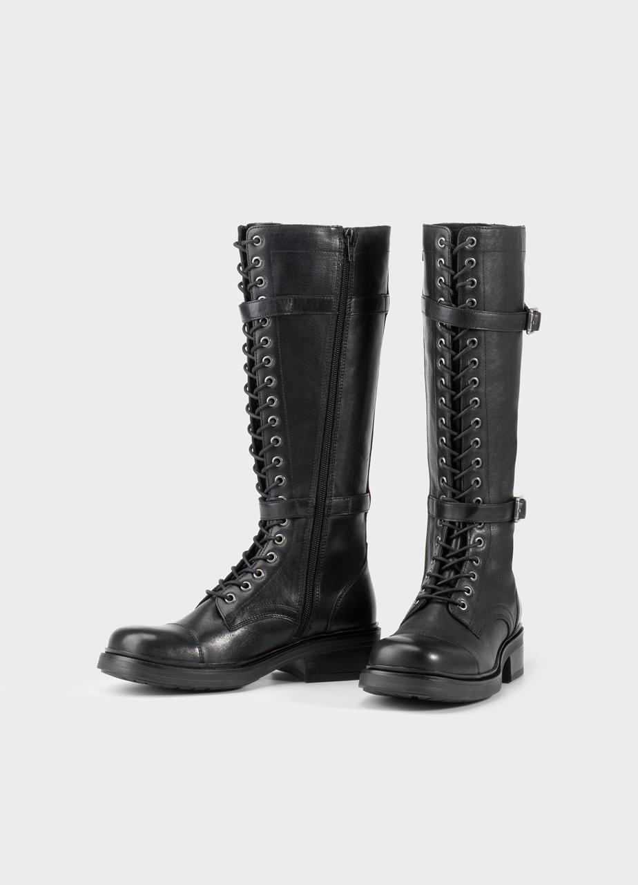 Karlie tall boots BLACK LEATHER