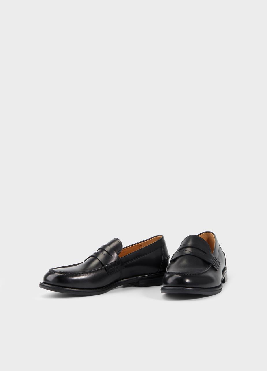 Steven loafers Black leather