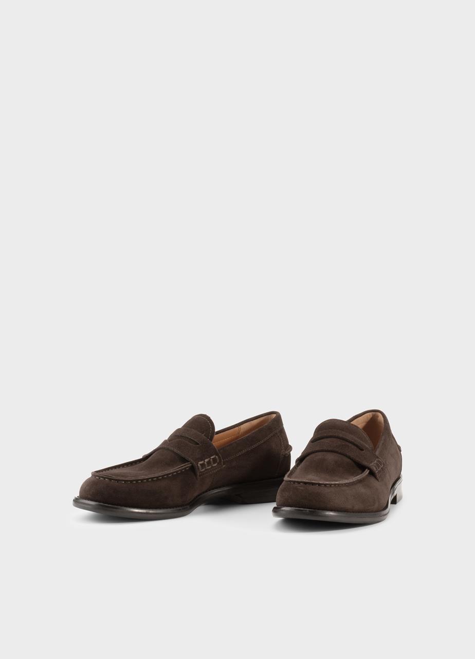 Steven loafers Dark Brown, Suede