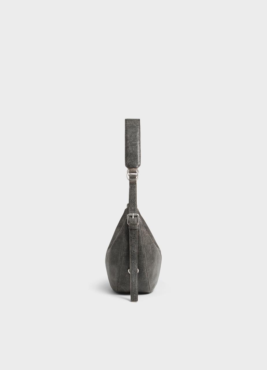 Itami bag DARK GREY TEXTURED LEATHER