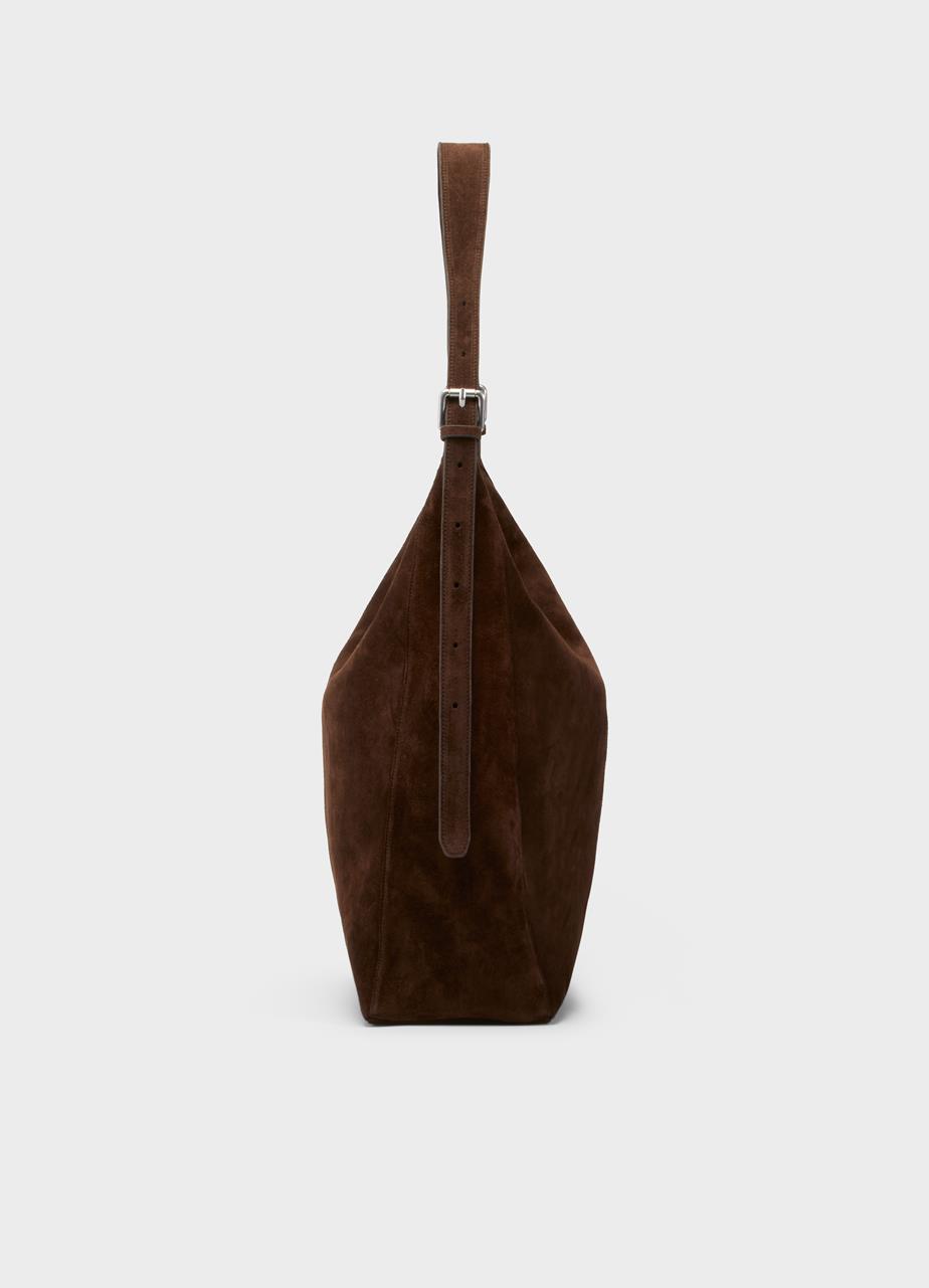Hilo bag DARK BROWN SUEDE