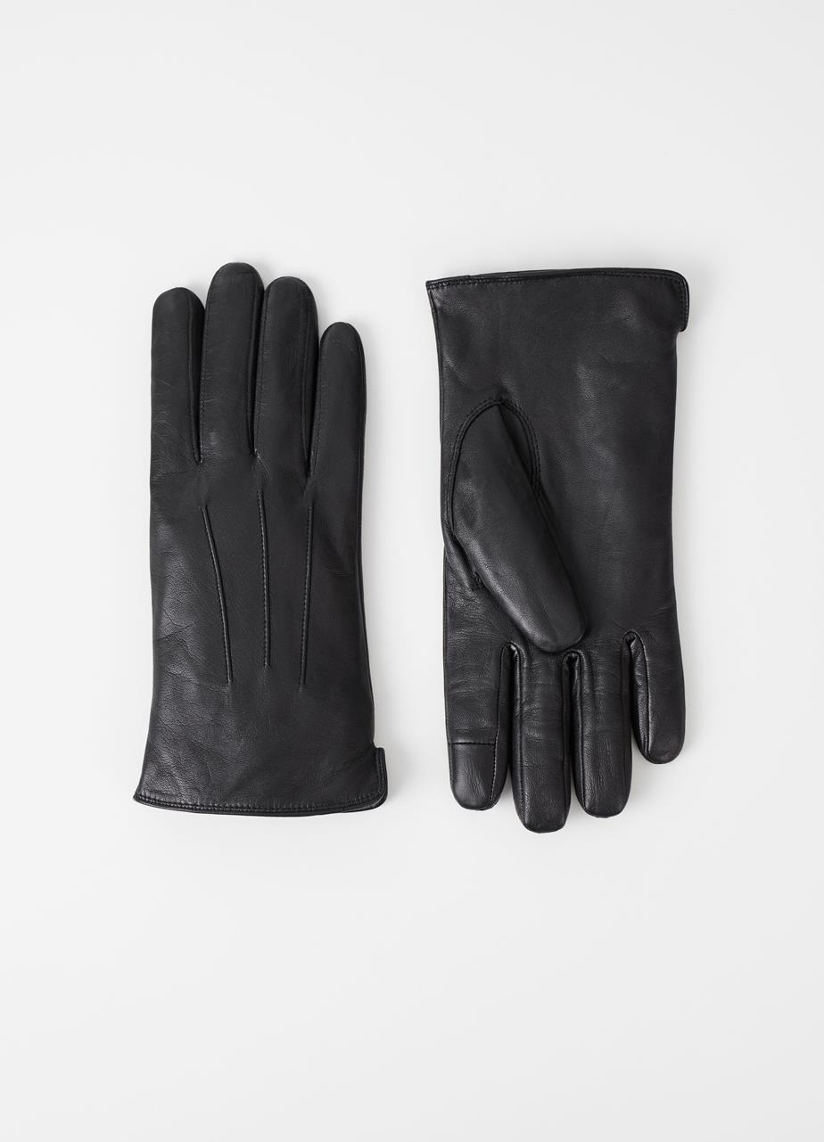 Classic glove m BLACK LEATHER