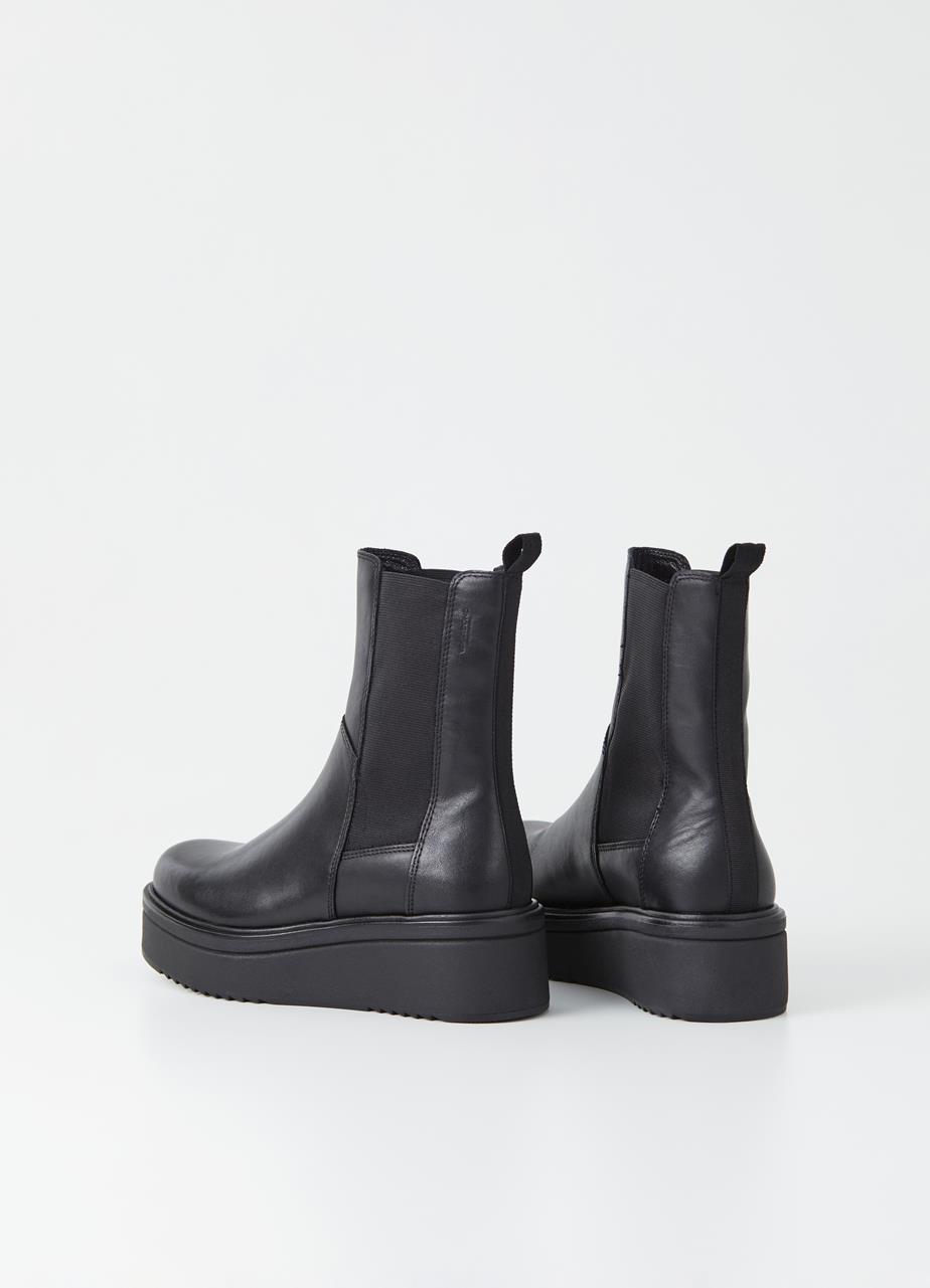Tara boots Black leather
