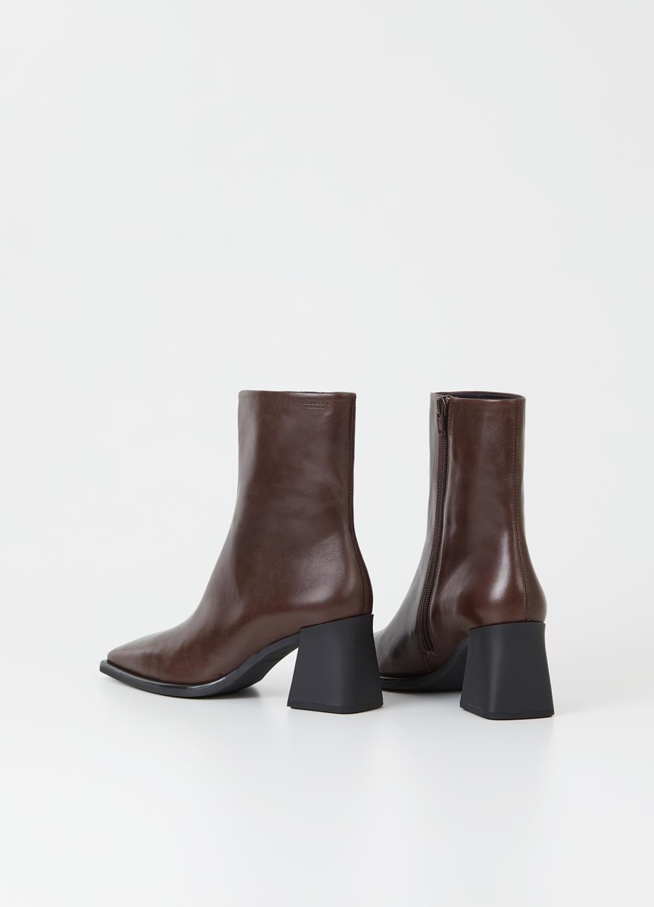 Hedda boots Dark Brown leather