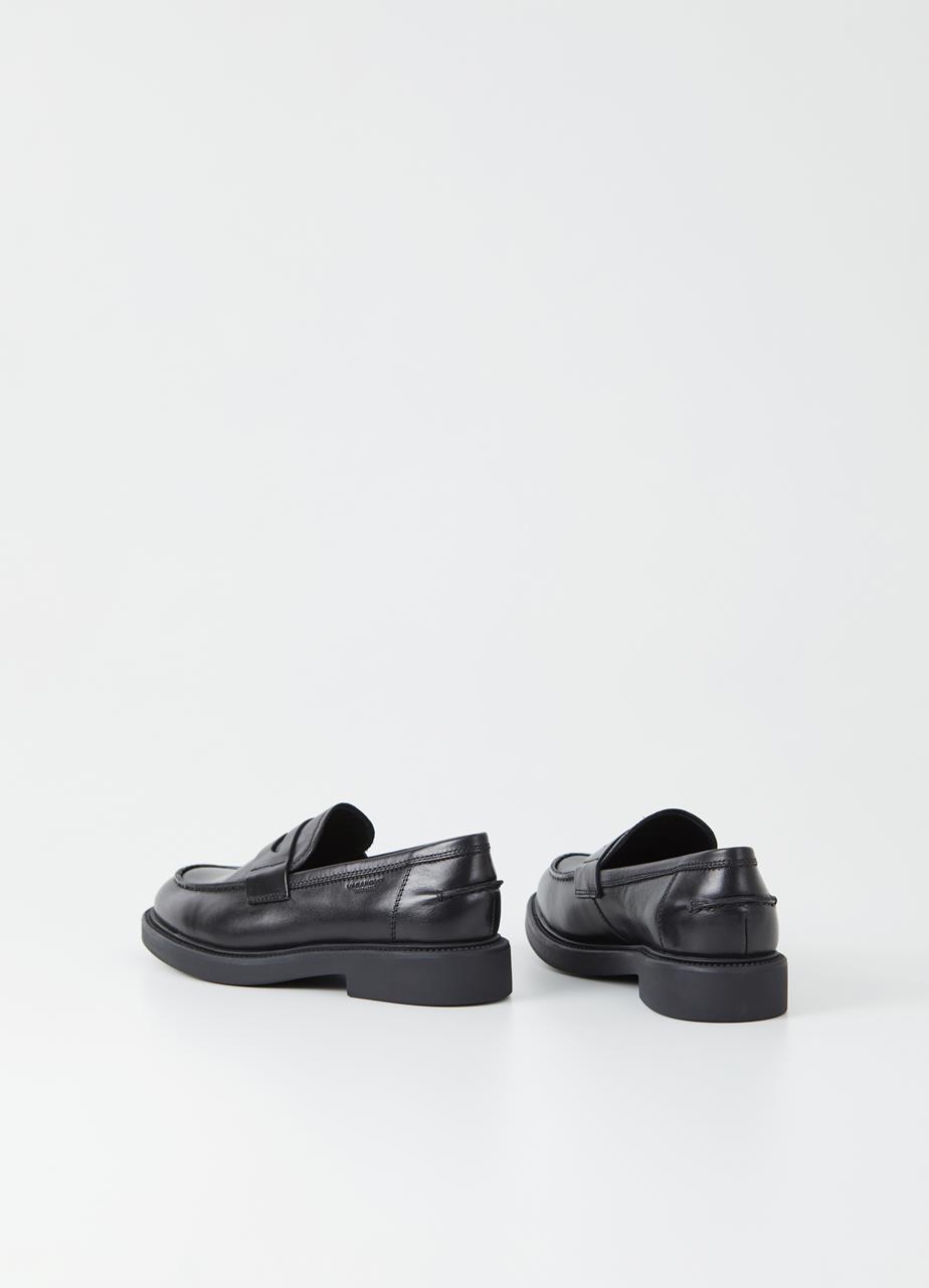 Alex w loafers Black leather