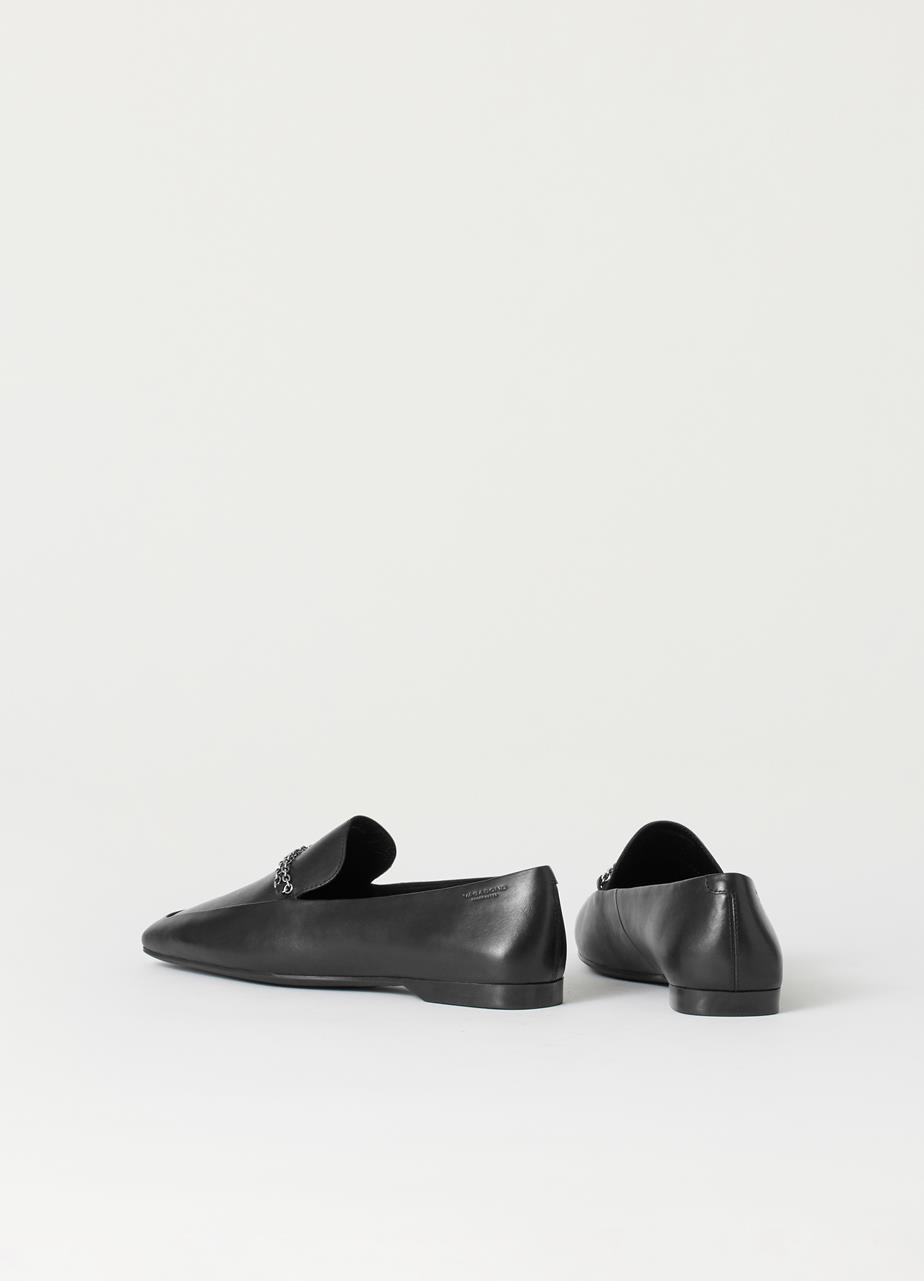 Delia loafers Black leather