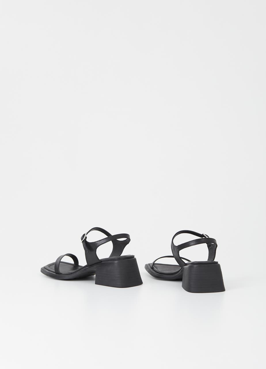 Ines sandals Black leather