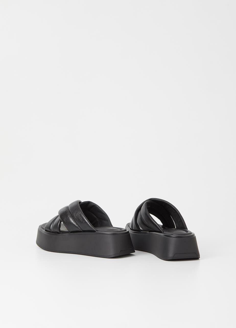 Courtney sandals Black leather