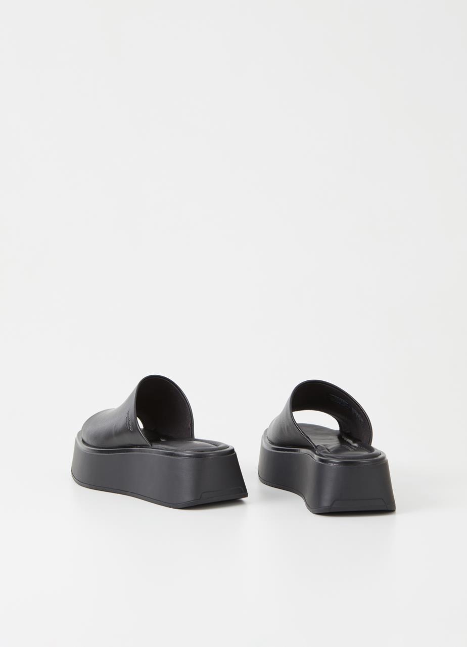 Courtney sandals Black leather