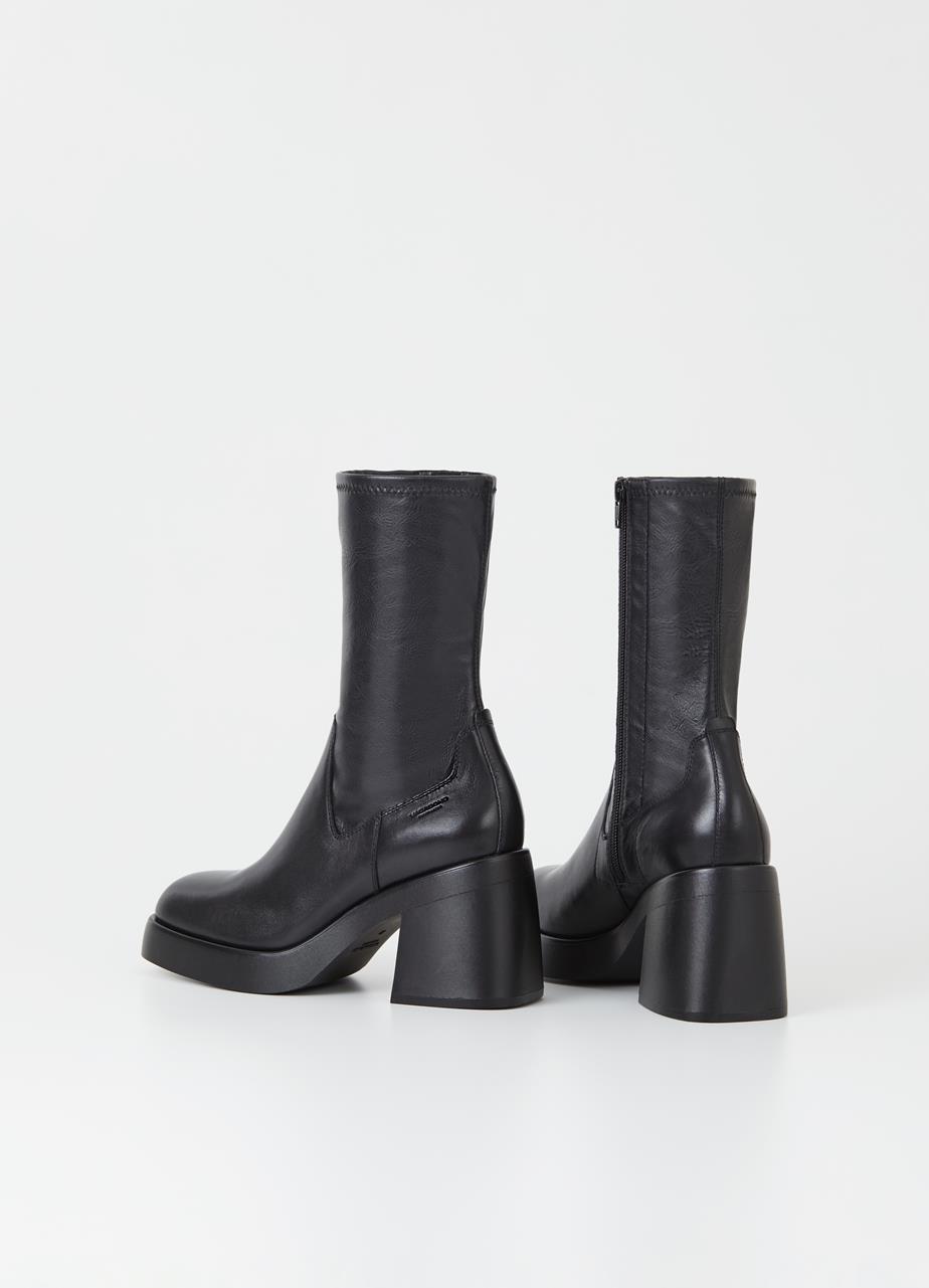 Brooke boots Black leather/comb