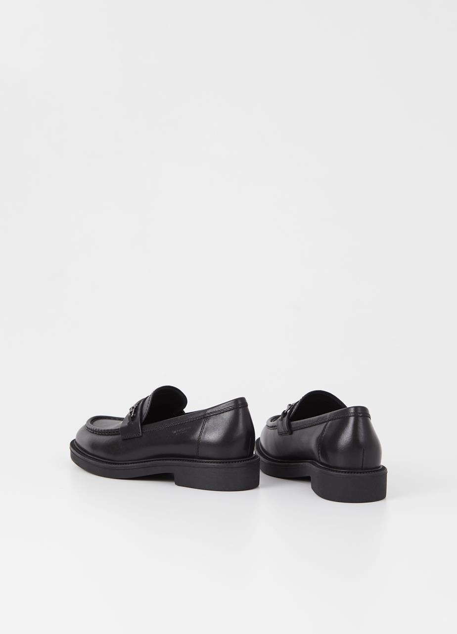 Alex w loafers Black leather