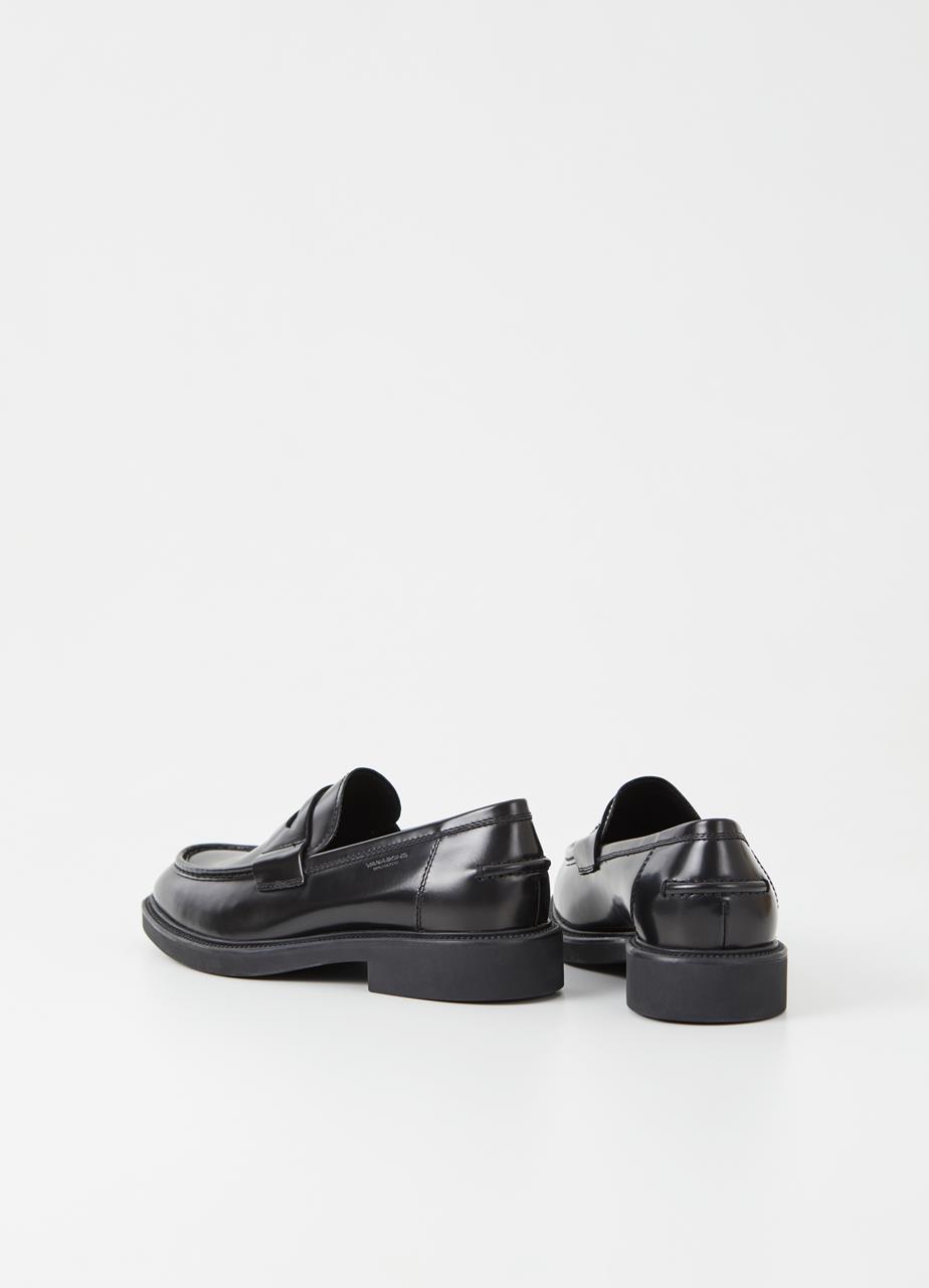 Alex m loafers Black polished leather