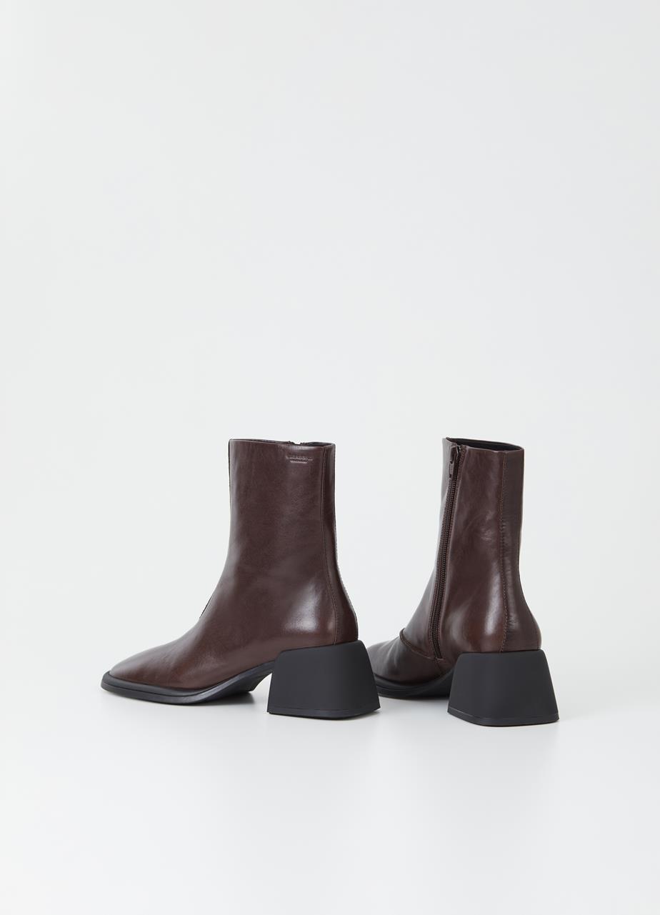 Ansie boots Dark Brown leather