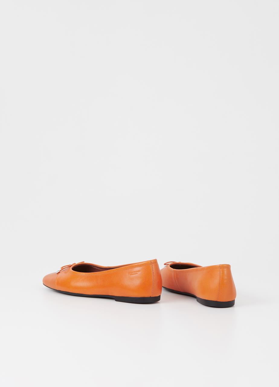 Jolin ballet flats Orange leather