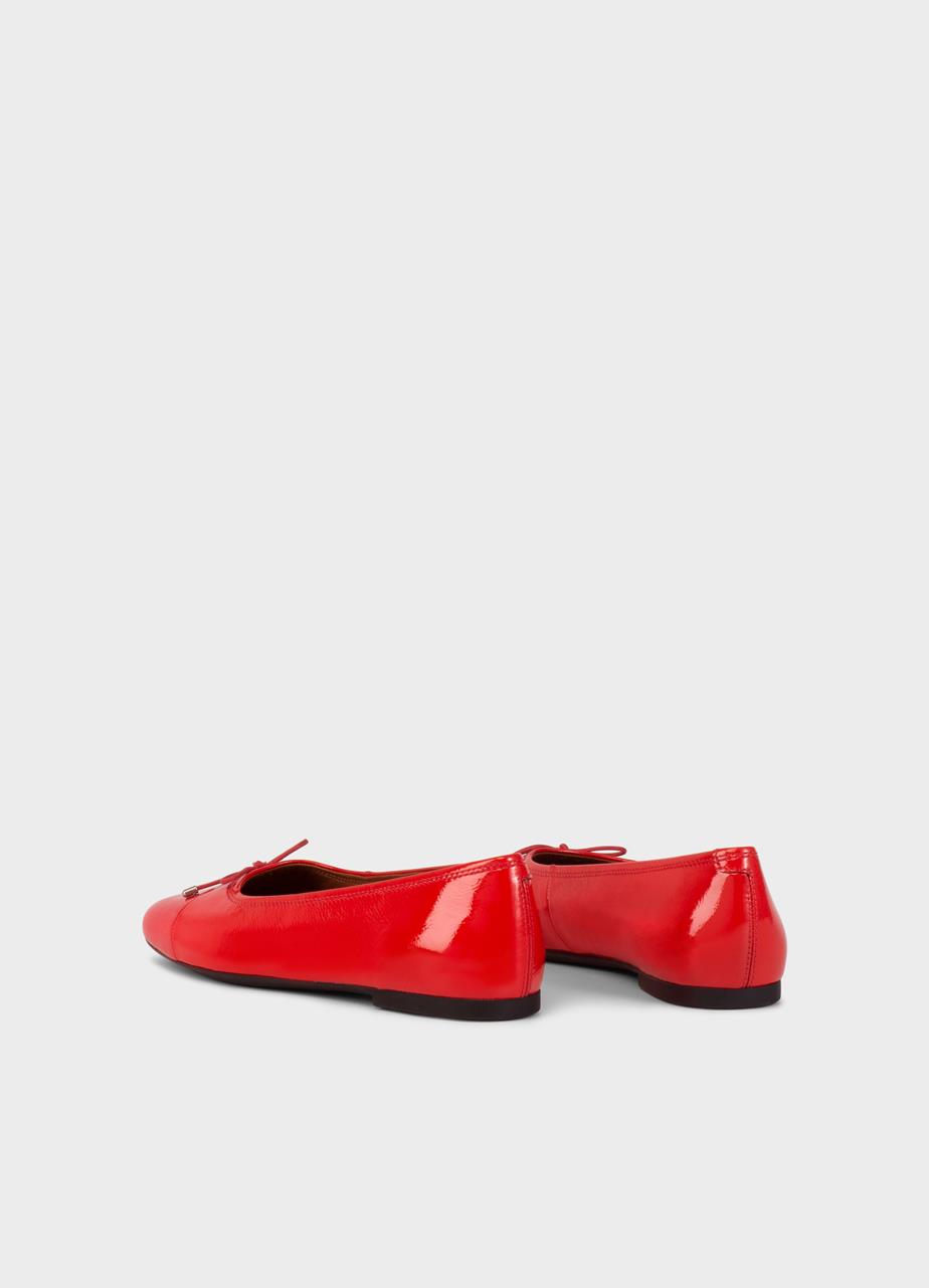 Jolin ballet flats Red patent leather