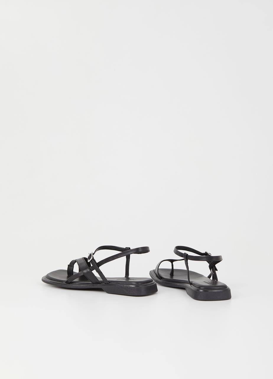 Izzy sandals Black leather