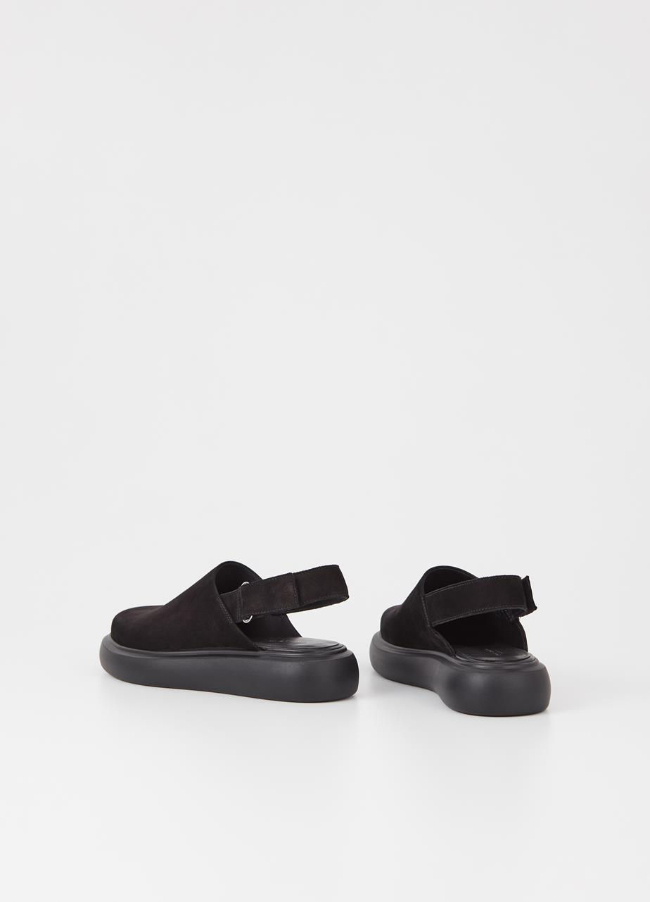 Blenda mules BLACK NUBUCK