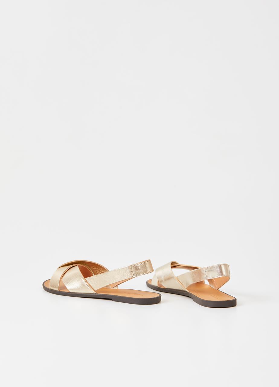 Tia 2.0 sandals Gold metallic leather