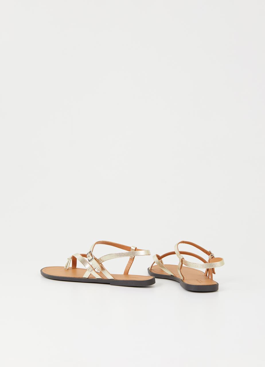 Tia 2.0 sandals Gold metallic leather