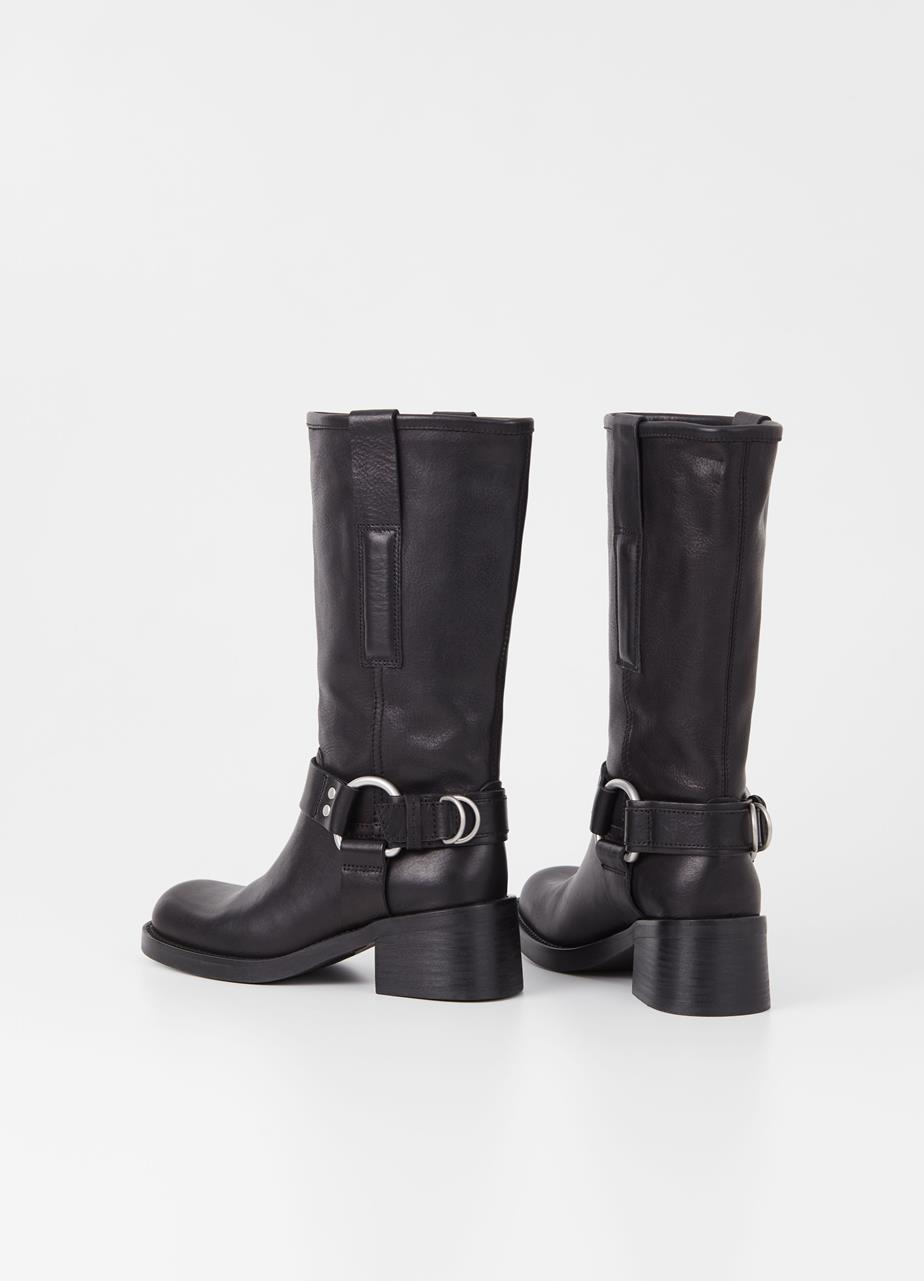 Nour tall boots Black leather