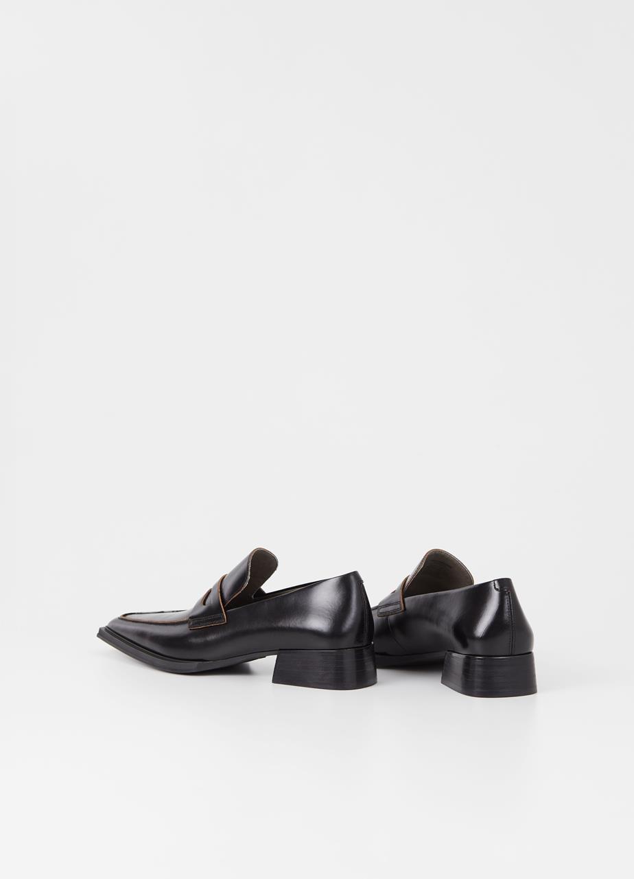 Eida loafers Black, Leather
