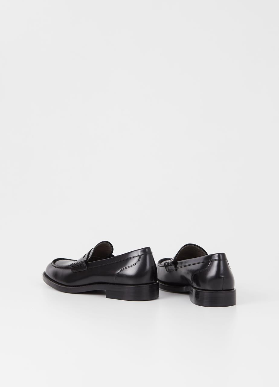 Naima loafers Black polished leather