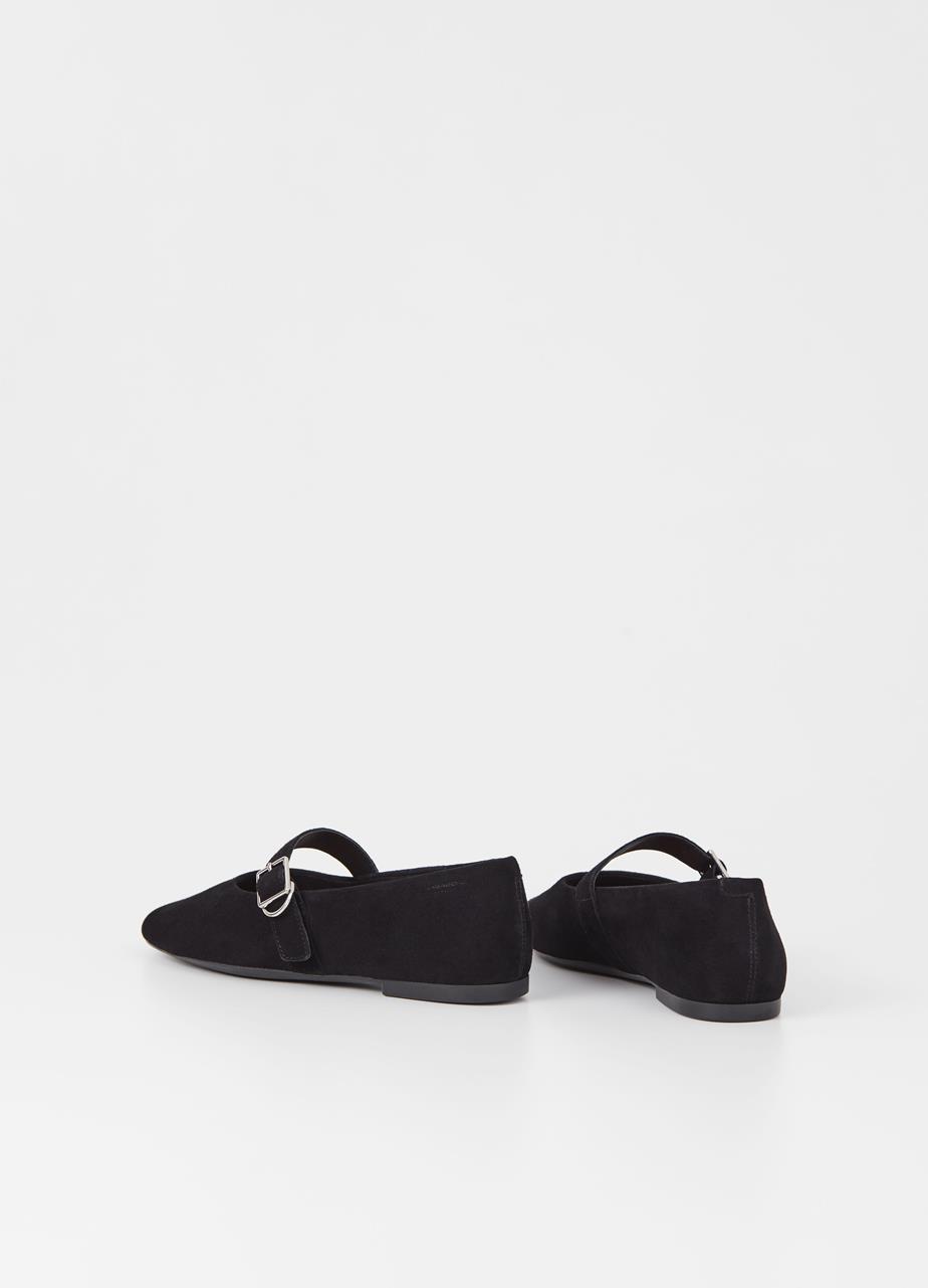 Jolin ballet flats Black suede