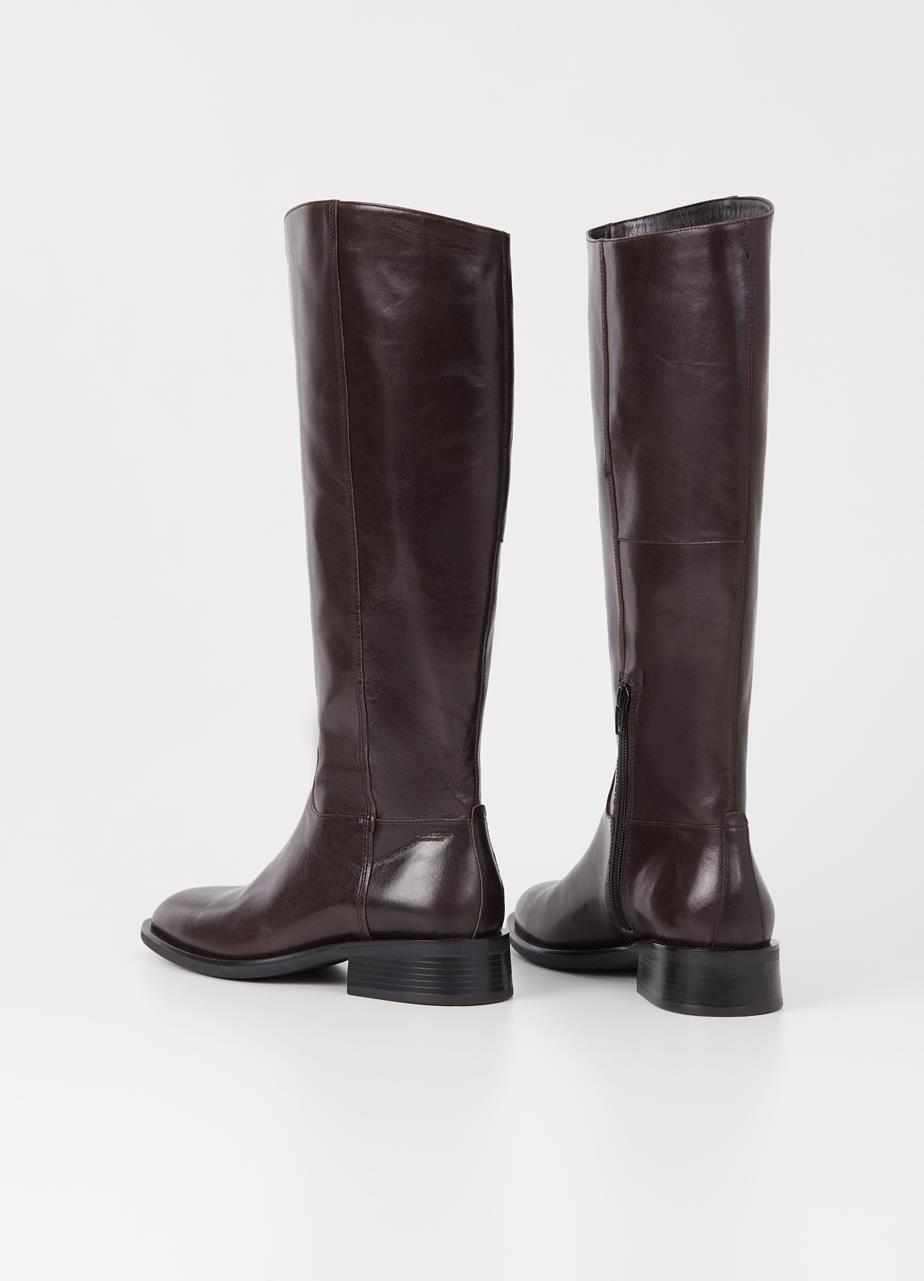 Sheila tall boots Brown leather