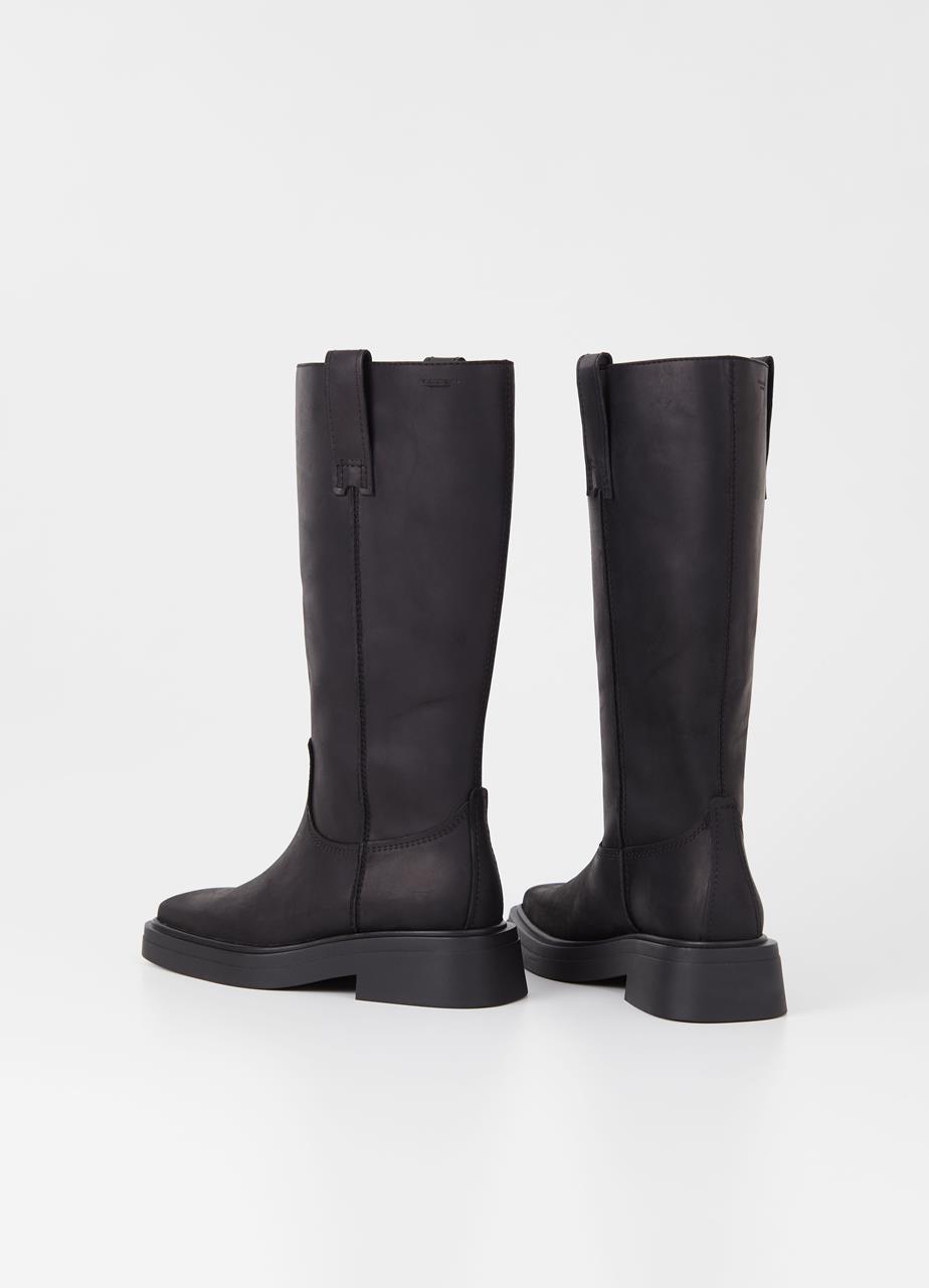Eyra tall boots Black oily nubuck