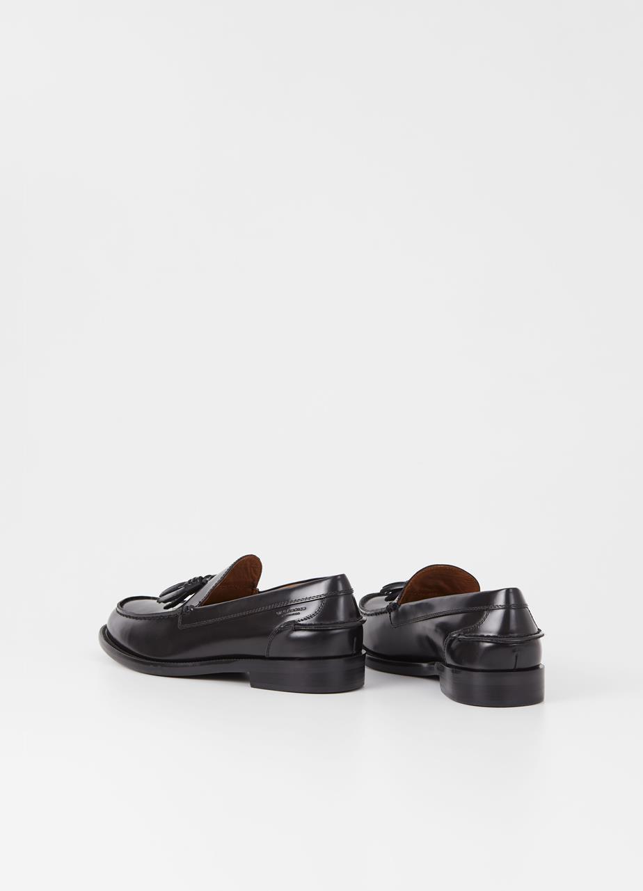 Steven loafers Black polished leather