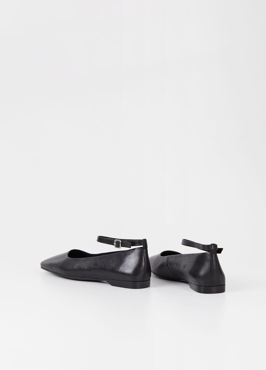 Delia ballet flats Black leather