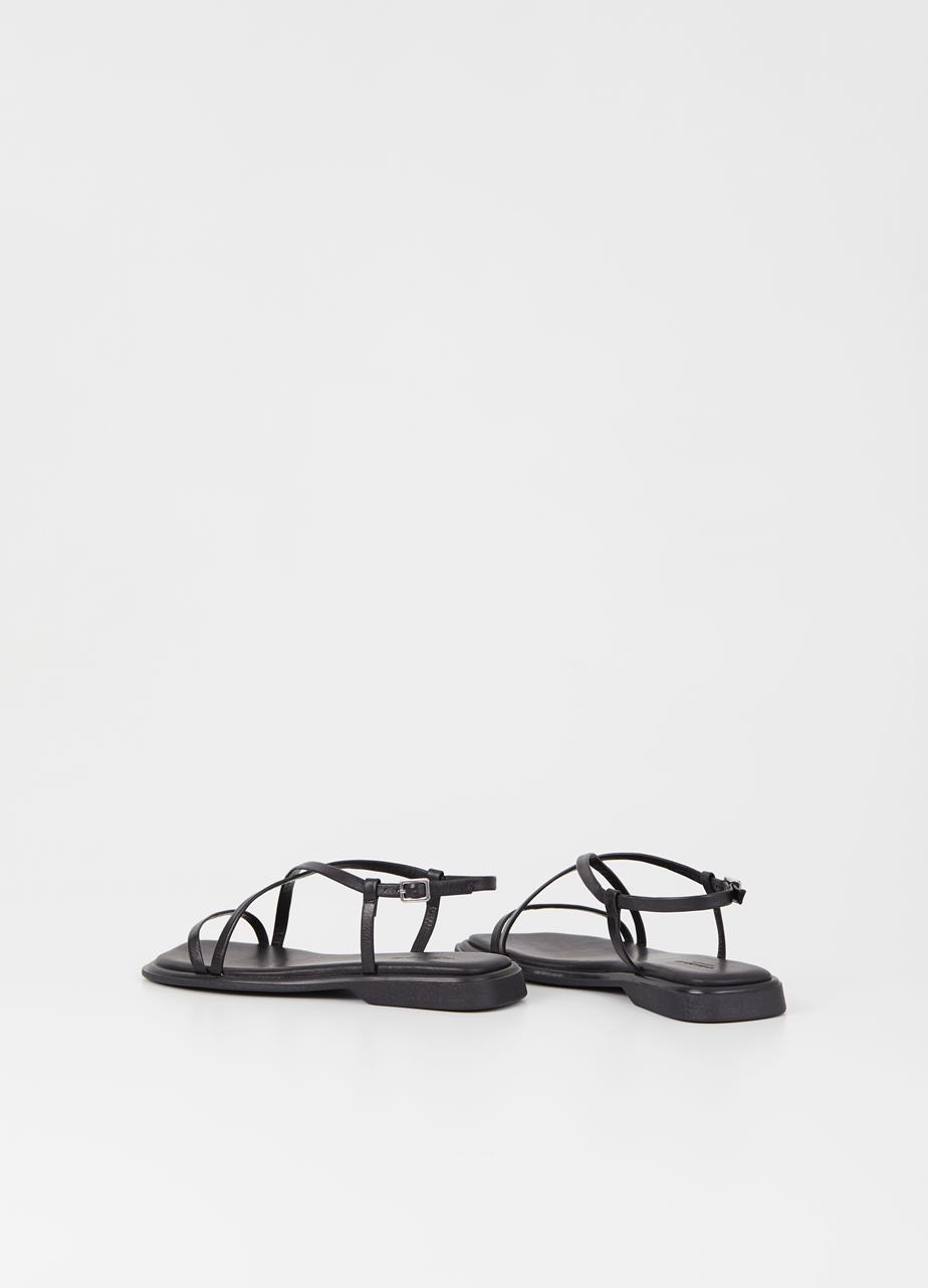 Izzy sandals Black leather