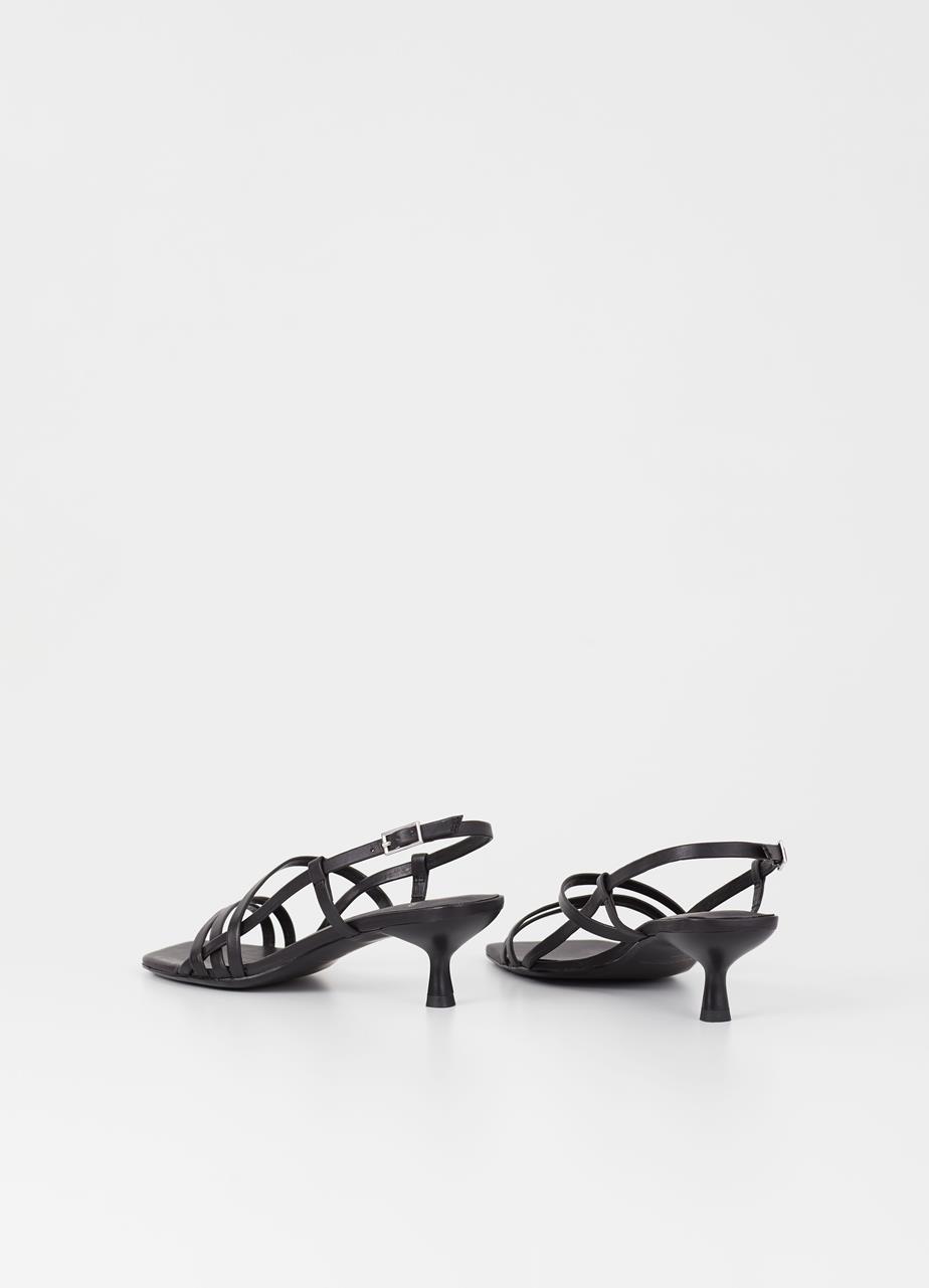 Jonna heeled sandals Black leather