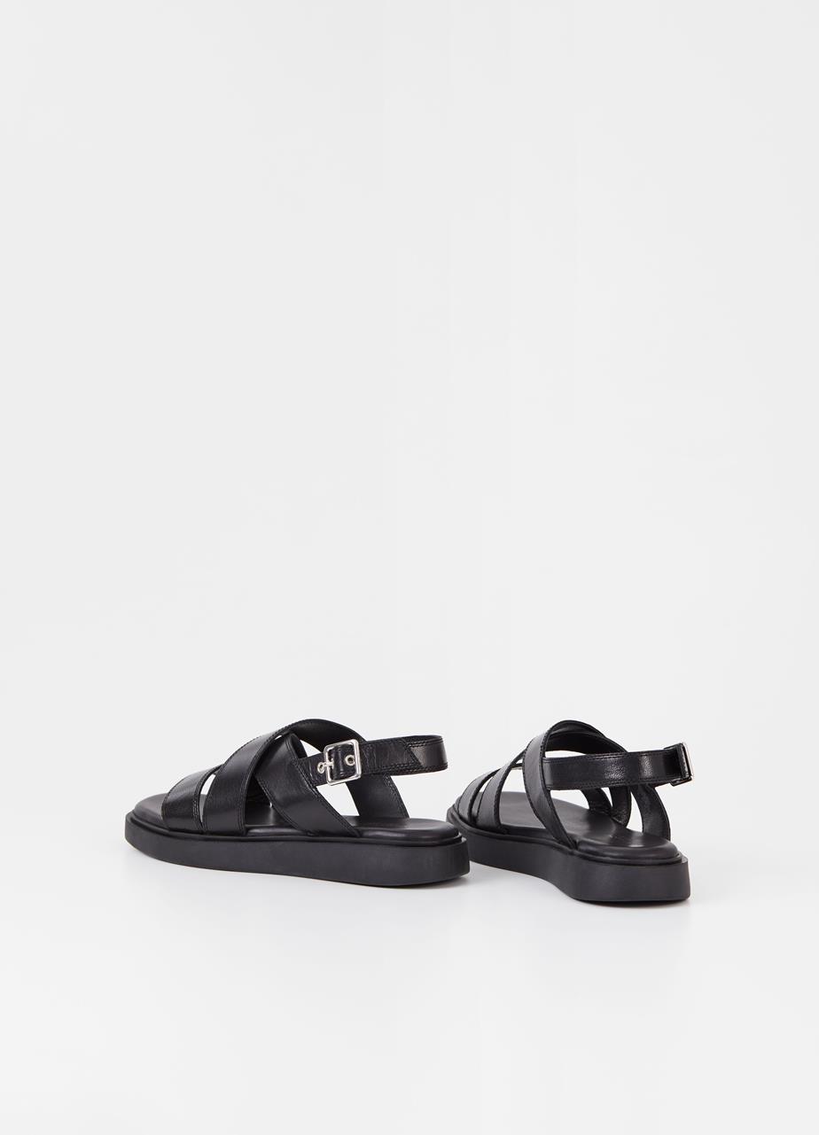 Connie sandals Black leather
