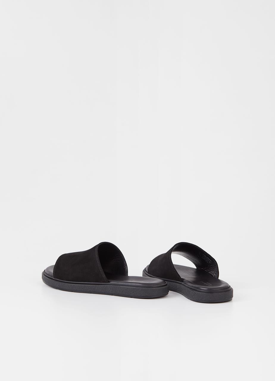 Mason sandals Black nubuck