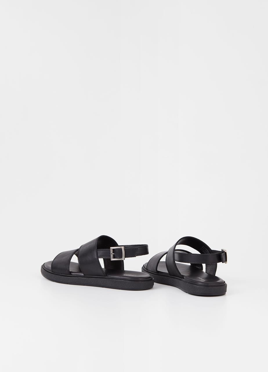 Mason sandals Black leather