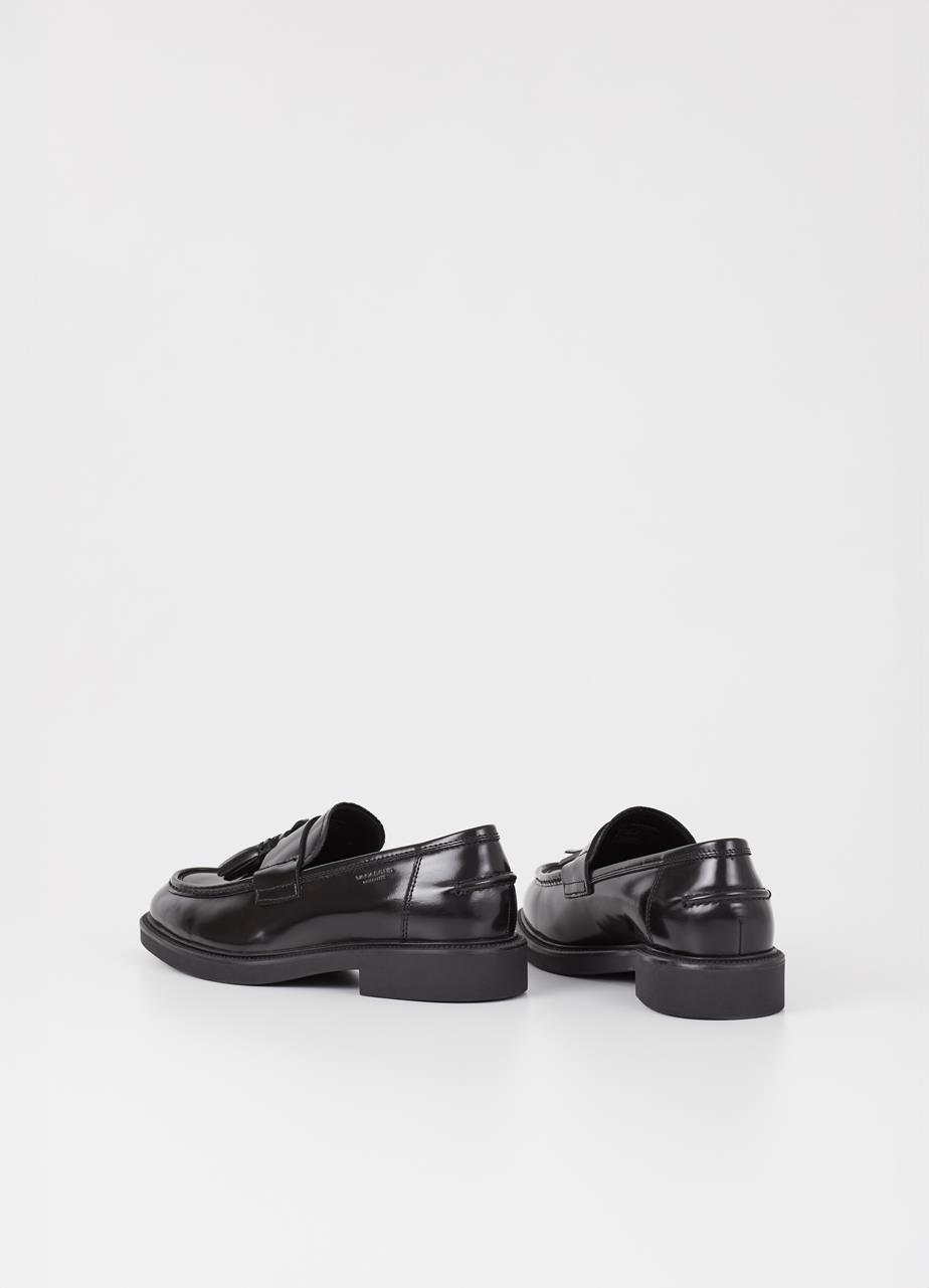 Alex m loafers Black polished leather