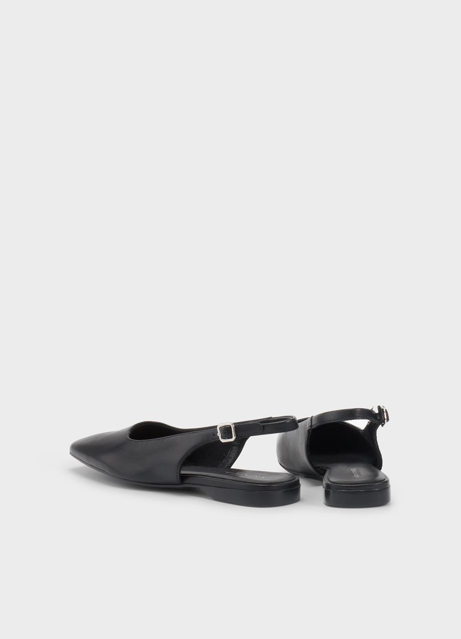 Delia ballet flats Black leather