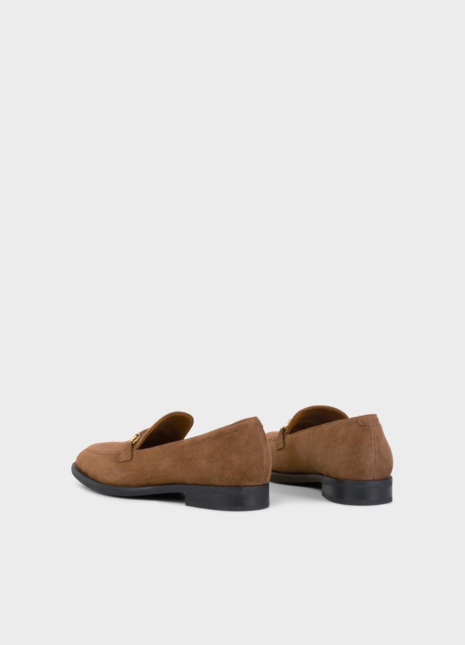 Heidi loafers Brown suede