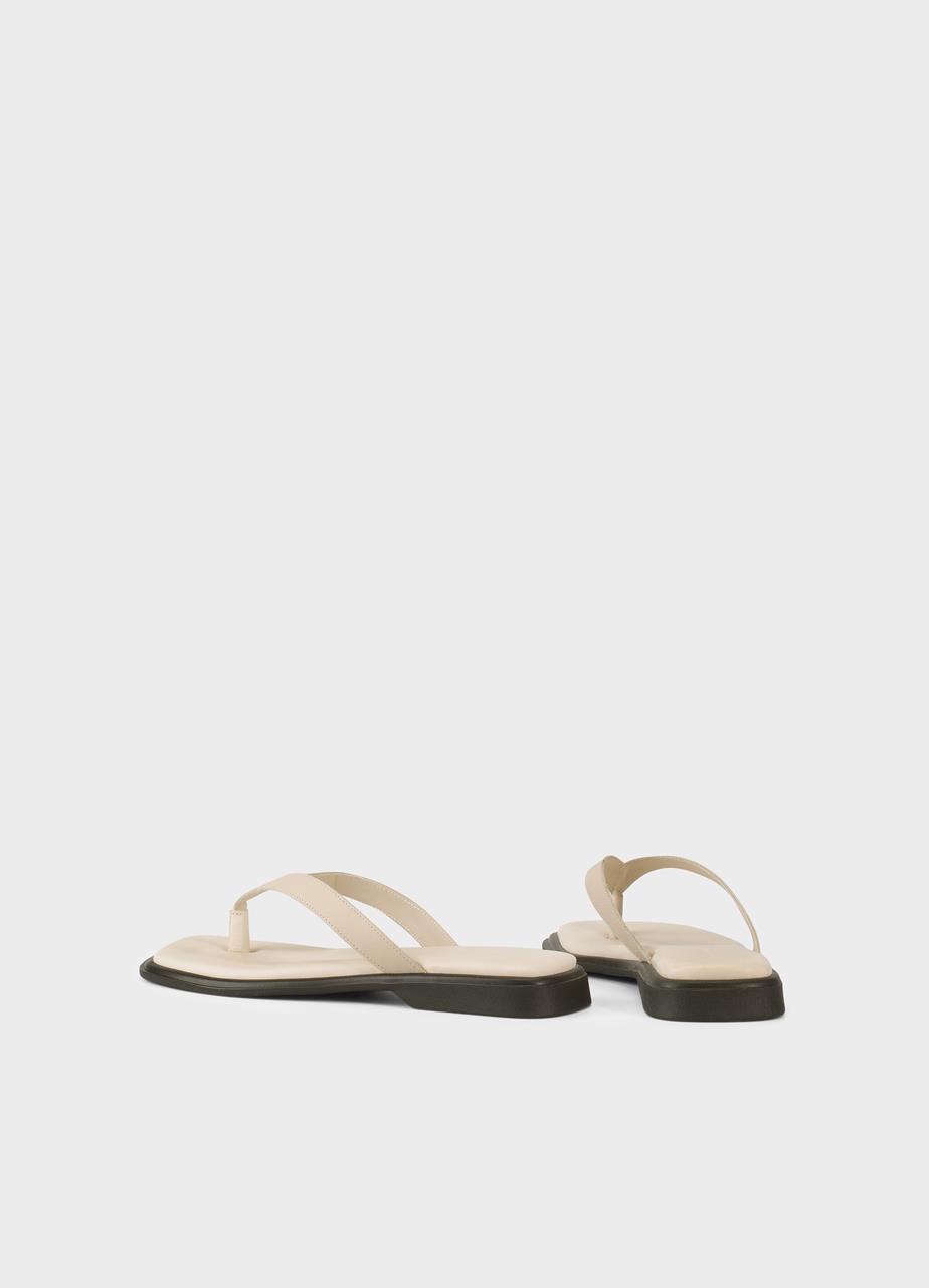 Izzy sandals Off-White, Leather