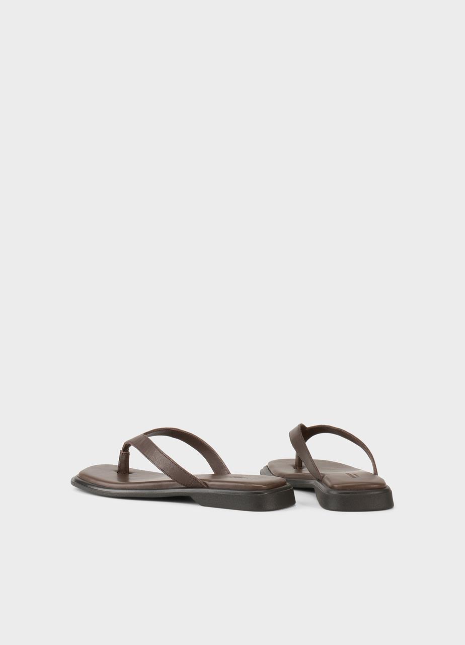 Izzy sandals Brown, Leather