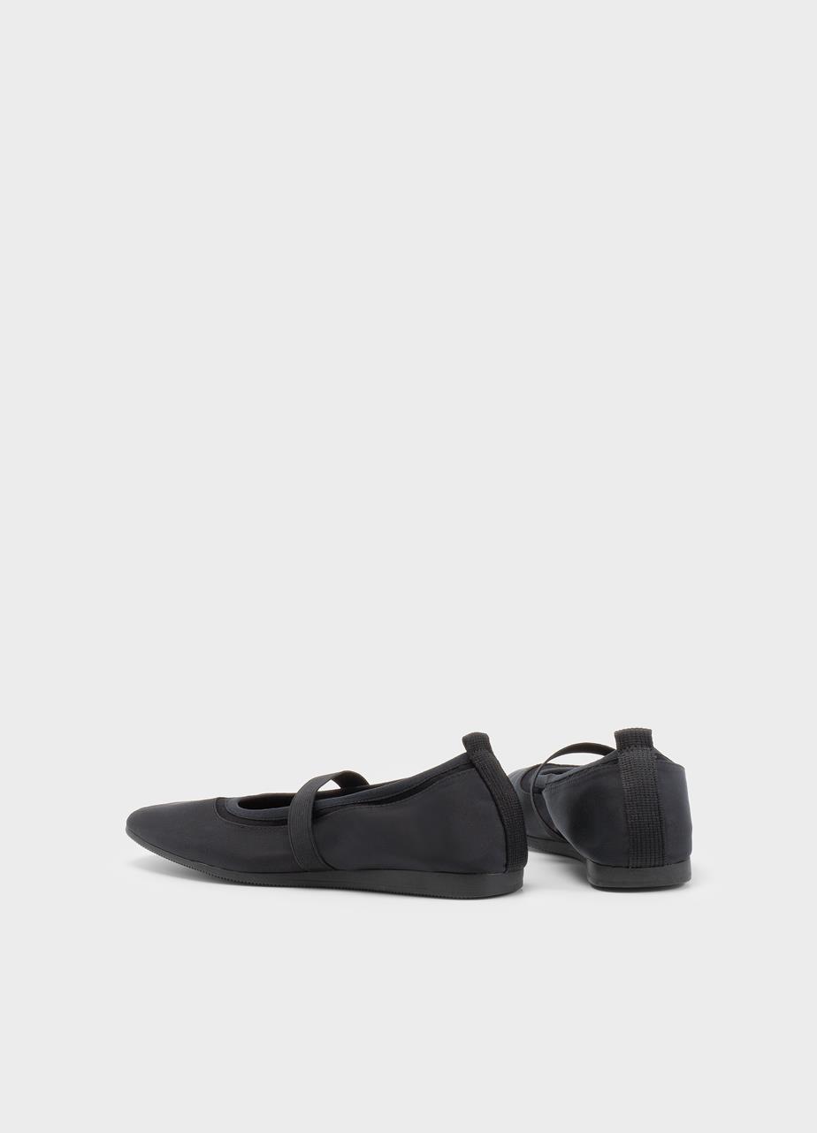 Hillary ballet flats Black textile