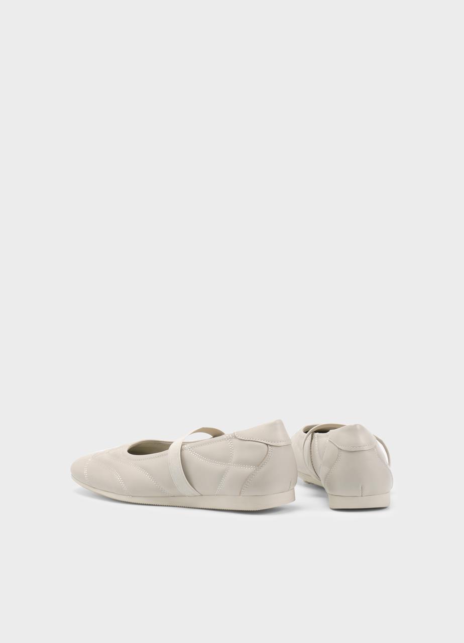 Hillary ballet flats Off-White leather