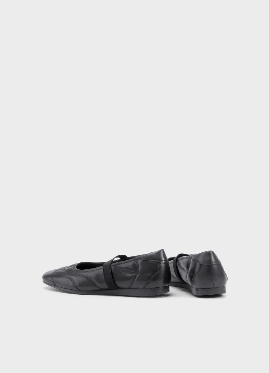 Hillary ballet flats Black leather