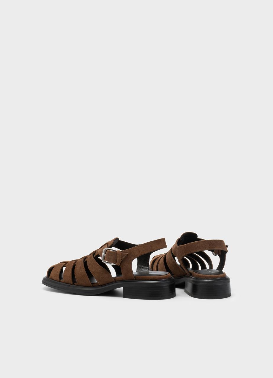 Ellis sandals Brown suede