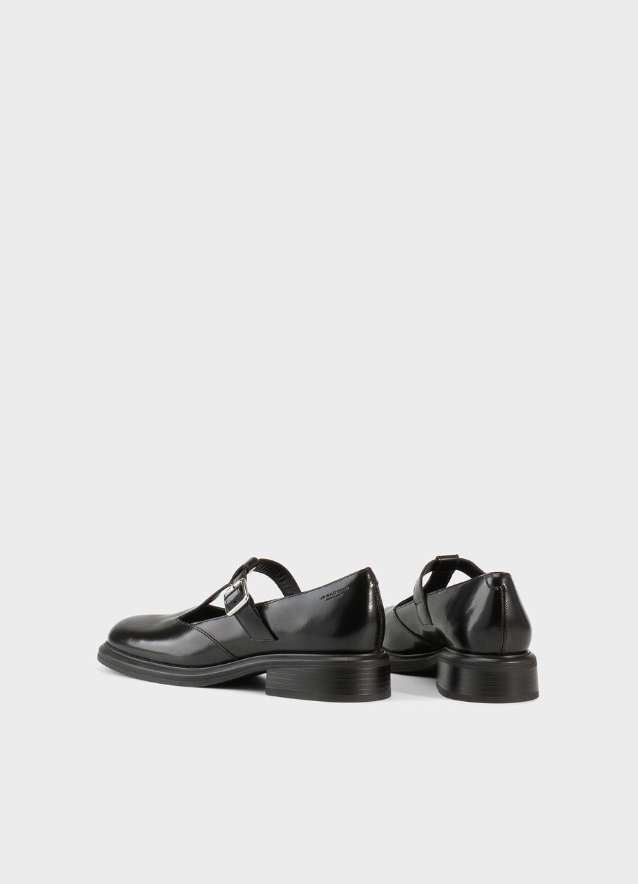Ellis shoes Black, Polished Leather