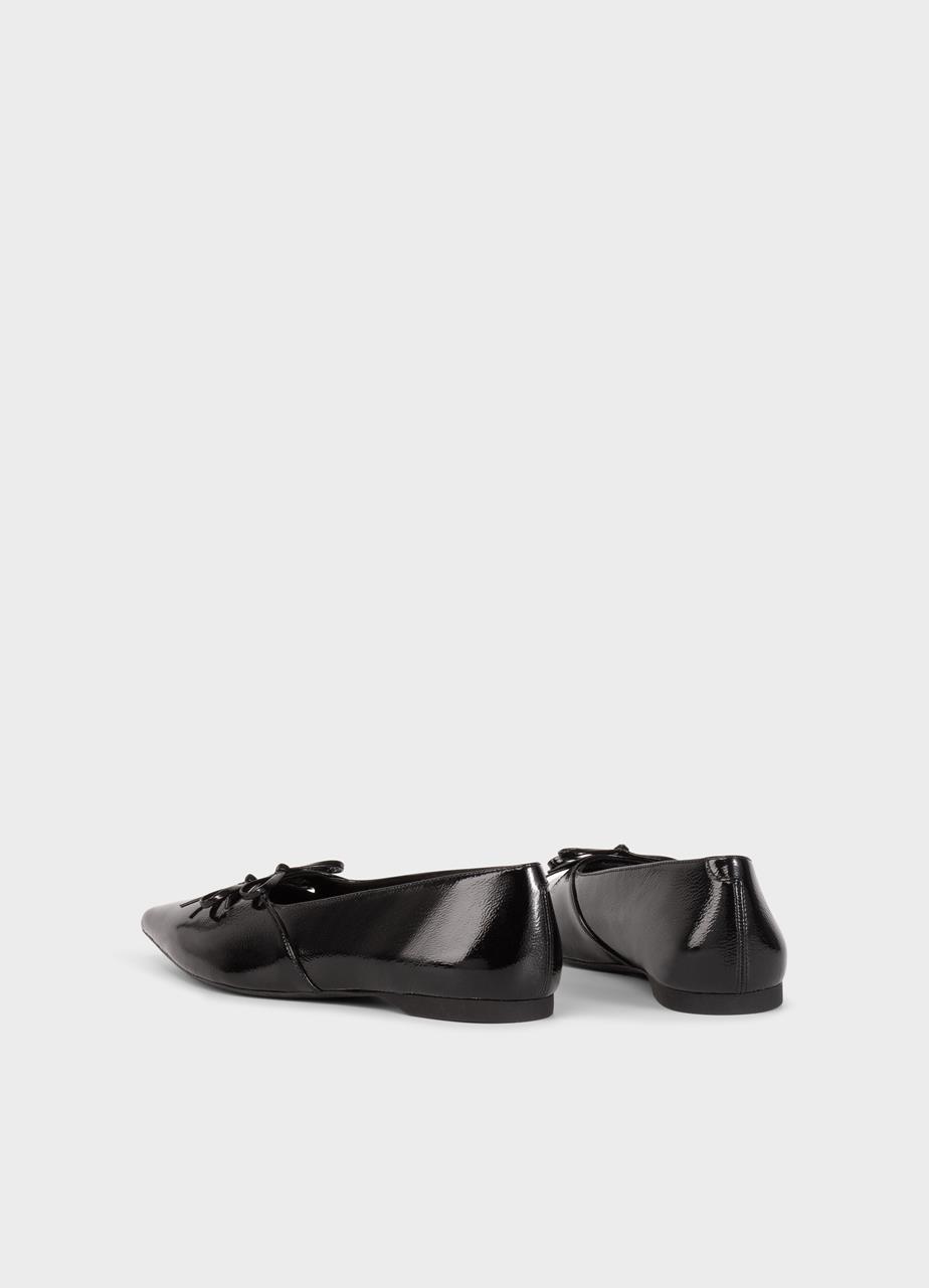 Hermine ballet flats Black patent leather
