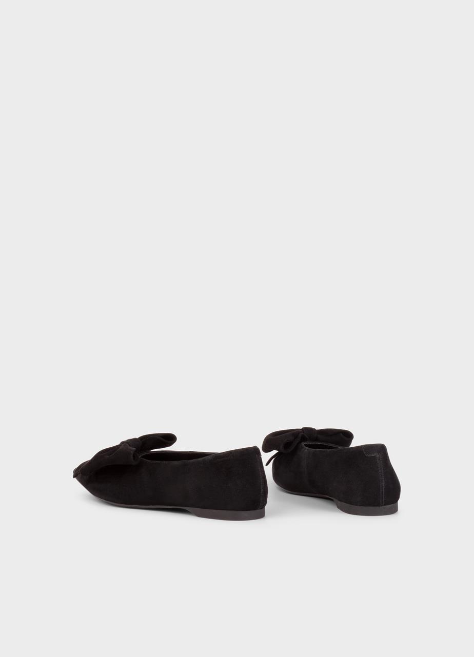 Hermine ballet flats Black suede