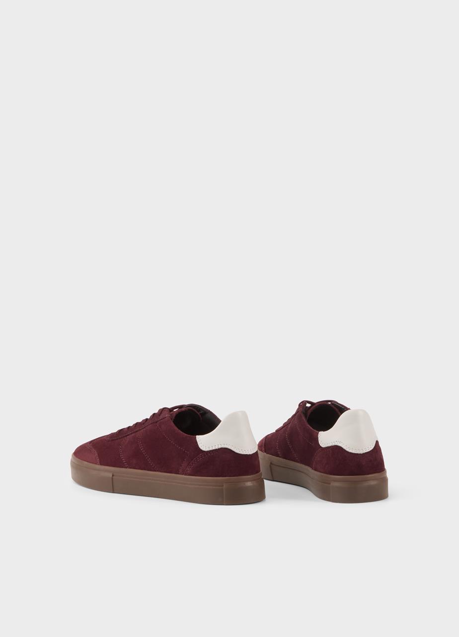 Cody sneakers Dark Red suede/comb